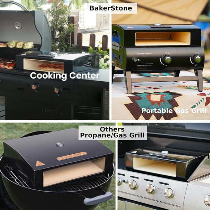 BakerStone Outdoor Pizza Oven, Propane Gas Pizza Oven - Image 6