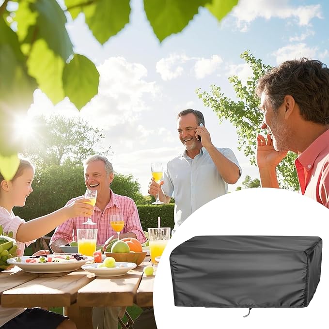 Grill Cover for Royal Gourmet GT2005 2-Burner Portable Propane Gas Grill - Image 7