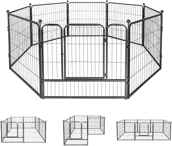 Fencer Wire Decorative Wire Fence, Panel Decor, Heavy Duty Iron Landscape Patio by Fencer+Wire
