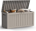 Mars Villa 72 Gallon Deck Box, Waterproof Weatherproof and UV Resistant Resin by MarsVilla