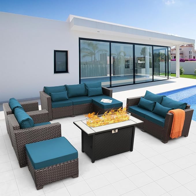 Patio Furniture Set 7 PCS Outdoor Patio Furniture - Image 2