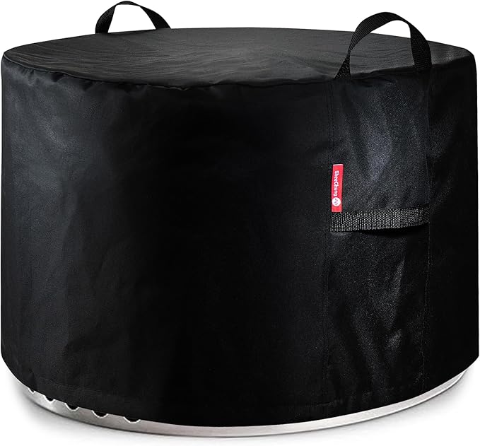 SheeChung Fire Pit Cover for Solo Stove Yukon 27", Outdoor Smokeless Round by SheeChung