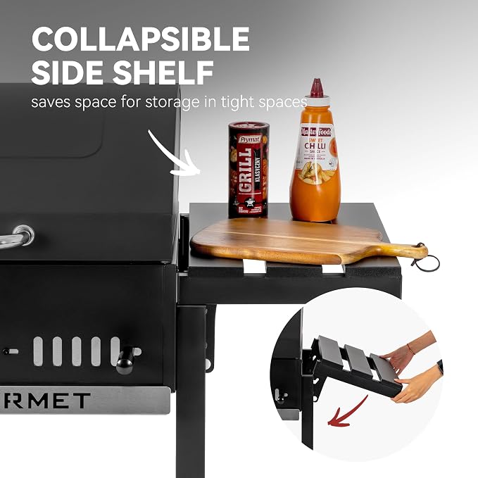 Royal Gourmet CD1824ET Movable Charcoal BBQ Grill - Image 4
