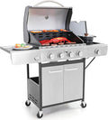 Captiva Designs 4-Burner Propane Gas BBQ Grill by CaptivaDesigns