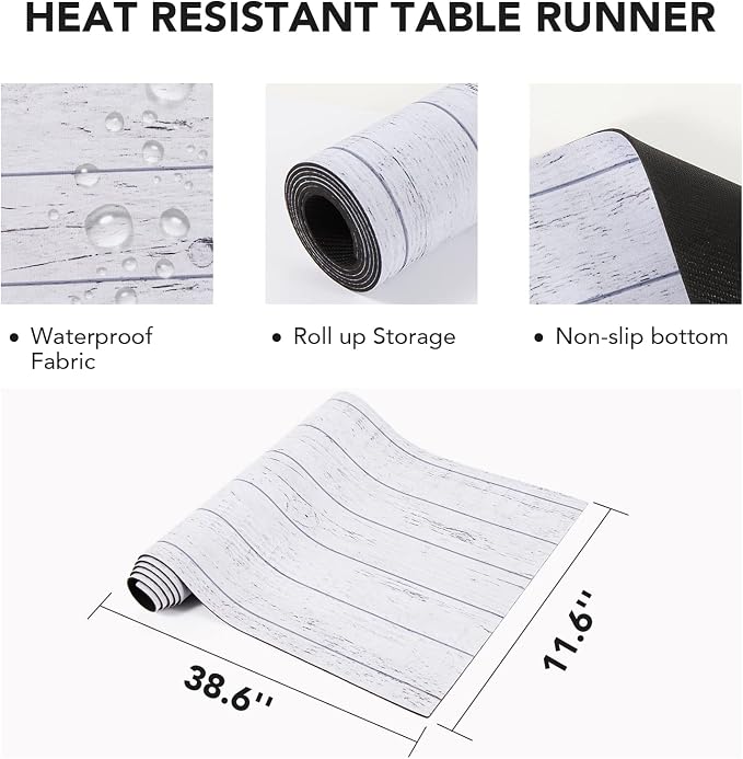 Trivet Table Runner Hot Plates Mat 12 X 40 Inch Heat Resistant Table Protector - Image 4