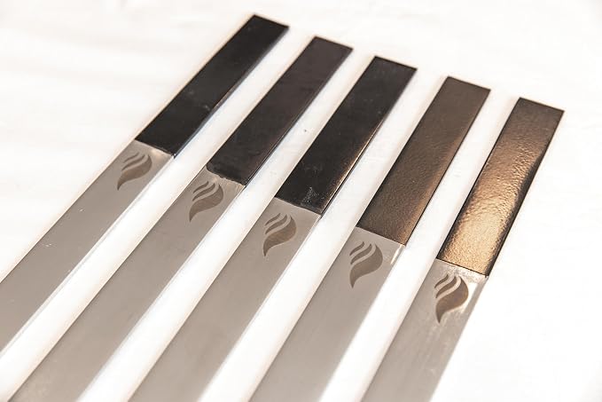 1” Wide Flat Cast Iron Skewers – Heavy-Duty BBQ Sticks in 22”, 32” – Koobideh by India%27s+BBQ