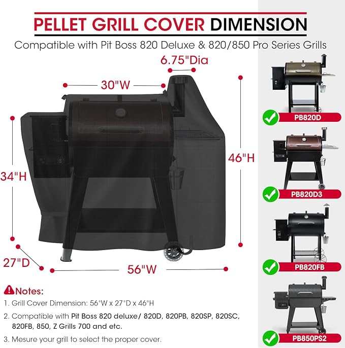 Unicook Pellet Grill Cover Compatible - Image 2