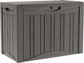 45 Gallon Deck Box, Resin Outdoor Indoor Waterproof Storage Box, Lockable by Kdymod