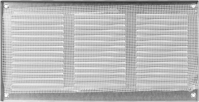 Repa Market 12x6 Inch Air Vent Cover/Galvanized Steel Louvered Grill Cover - Image 6