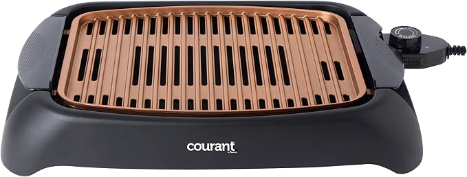 Courant smokeless indoor Electric grill, Copper Non-stick Coating Extra Large - Image 9