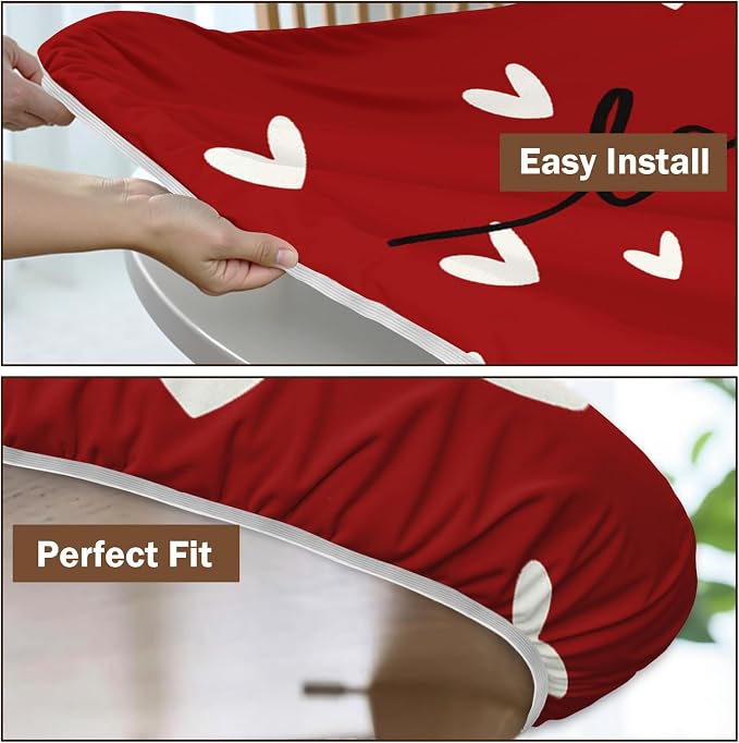 Valentines Day Round Fitted Tablecloth - Image 6