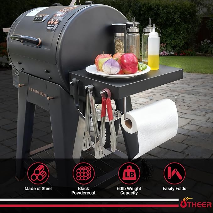 Utheer Grill Side Table Shelf for Pit Boss Lexington 540, Pit Boss Grill - Image 7