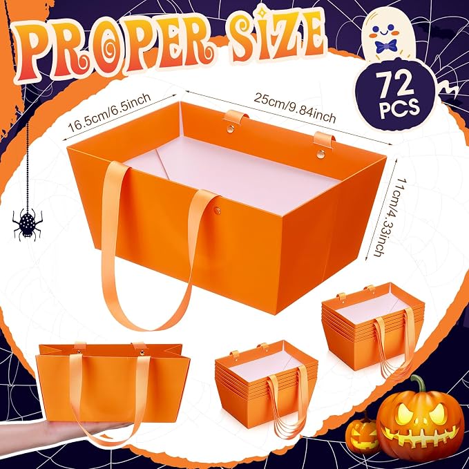 Glenmal 72 Pcs Baskets for Gifts Waterproof Empty Kraft Basket Bulk - Image 2