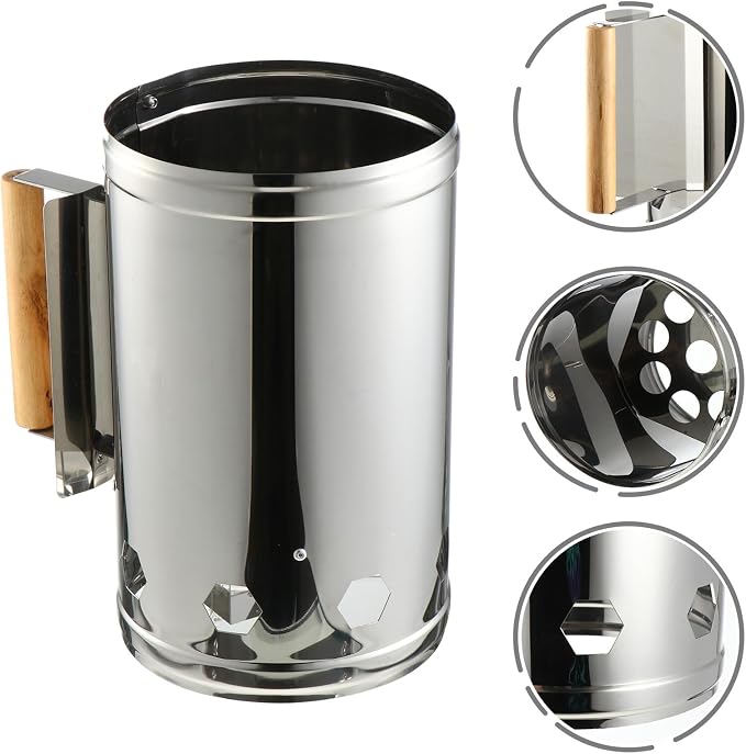 Angoily Fast Charcoal Chimney Starter Barrel - Image 8