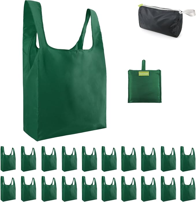BeeGreen Christmas Green Reusable Shopping Bags Green Wholesale Reusable by BeeGreen