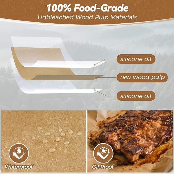 360 Count 9"x 13" Heavy Duty Parchment Paper Sheets - Image 4
