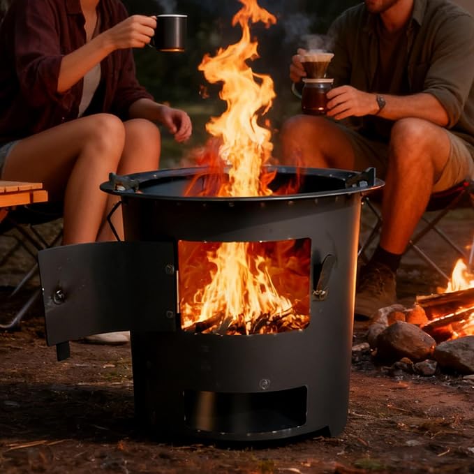 Rocket Stove Camping – Outdoor Wood Burner | Portable Outdoor Cookware - Image 2