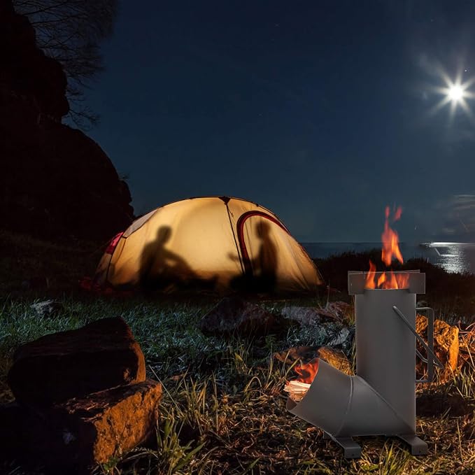 Stanbroil Portable Rocket Stove Cooking Ovens, Wood Burning Stove - Image 7
