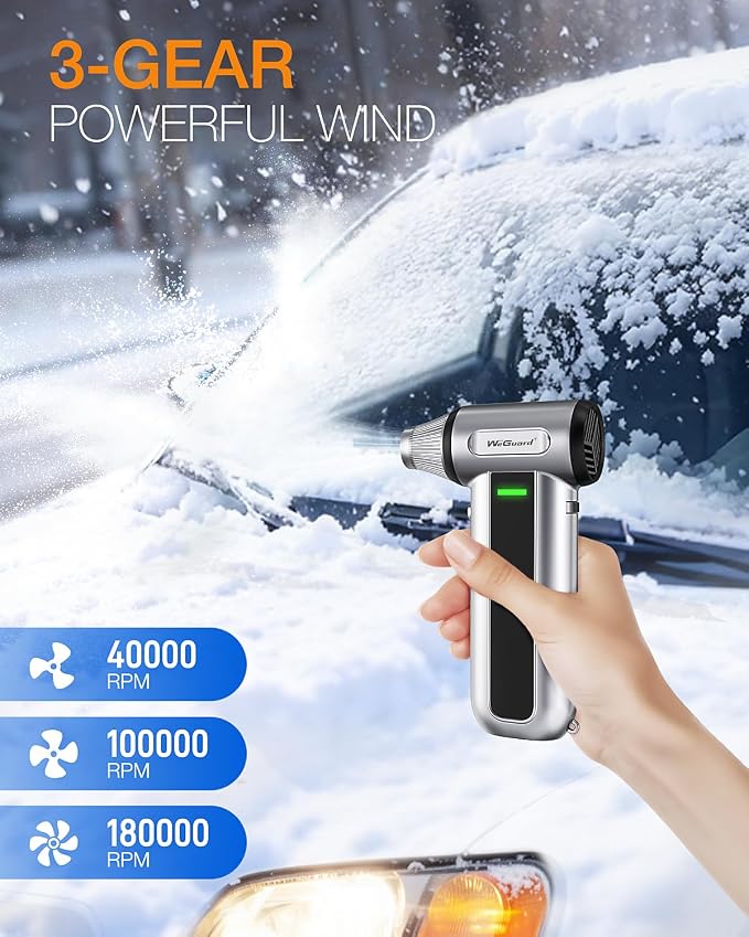 WeGuard W22 Compressed Air Duster, 180000 RPM Electric Air Duster - Image 3
