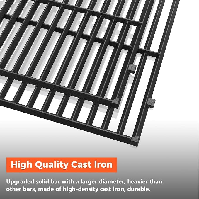 QuliMetal 19.5" Grill Grates for Weber Genesis 300 Series, Genesis E310 E320 - Image 3