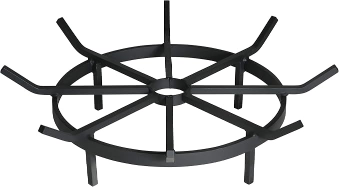 SteelFreak Wagon Wheel Firewood Grate by SteelFreak