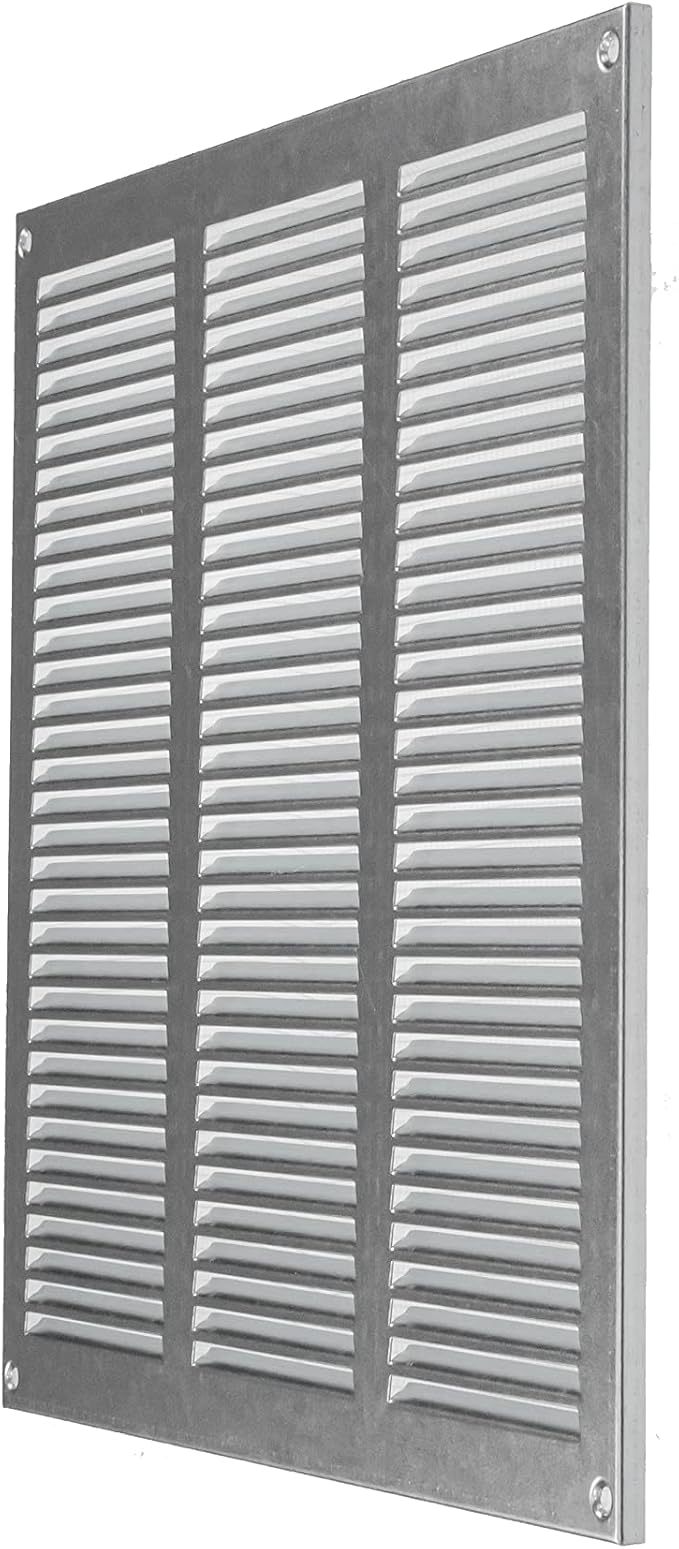 Repa Market 12x12 Inch Air Vent Cover/Galvanized Steel Louvered Grill Cover - Image 7