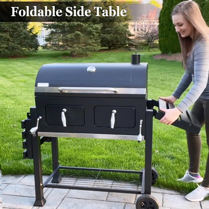 Sophia & William Extra Large Charcoal BBQ Grills - Image 7