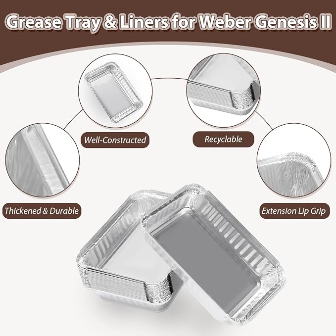 93305 Catch Pan for Weber Genesis II e-310 e-315 e-325 e-330 e-335, Drip Pan - Image 5