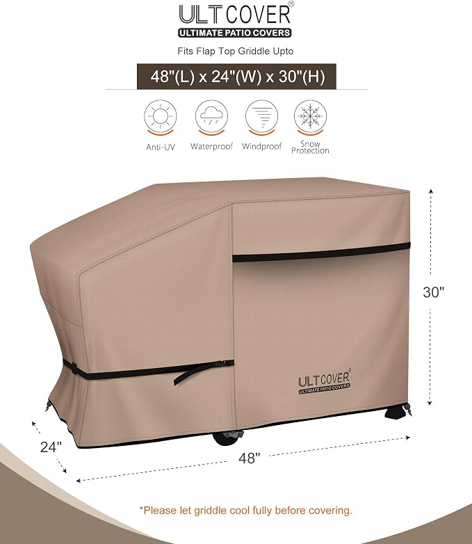 ULTCOVER 600D Outdoor Waterproof Griddle Cover - Image 2