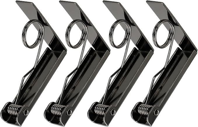uxcell 4 Pack Tablecloth Clips, Stainless Steel Table Cloth Cover Clamps by uxcell
