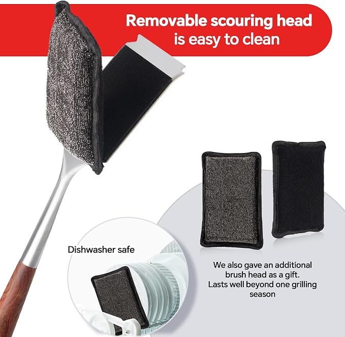 Bristle-Free Steam Cleaning Grill Brush, - Image 5