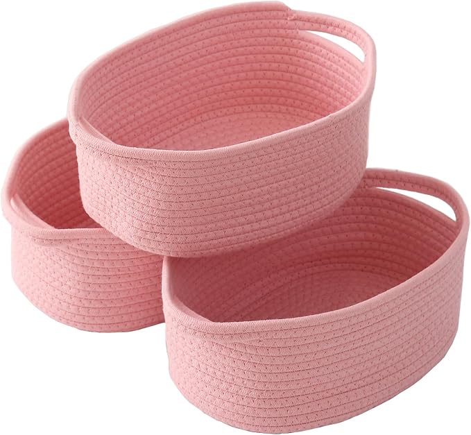 Woven Basket, Small Rope Storage Bin by JMvicyroam