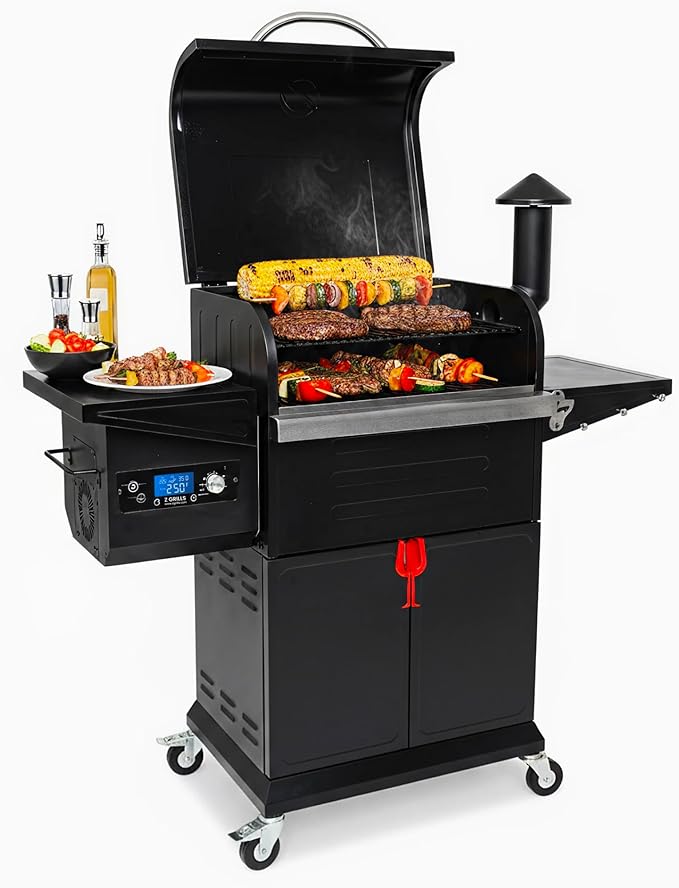 Z GRILLS Wood Pellet Grill & Smoker 8-in-1 Pellet Grill by ZGRILLS