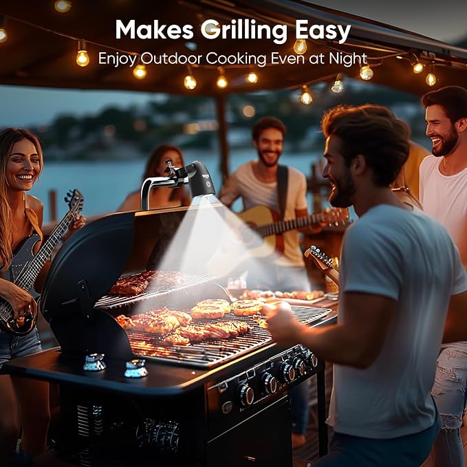 Grill Light BBQ Accessories: Upgraded 10 LEDs Bright Outdoor Grill Light - Image 5