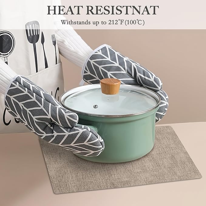 Faux Leather Heat Resistant Placemats Set of 8 – Waterproof Oilproof Wipeable - Image 5