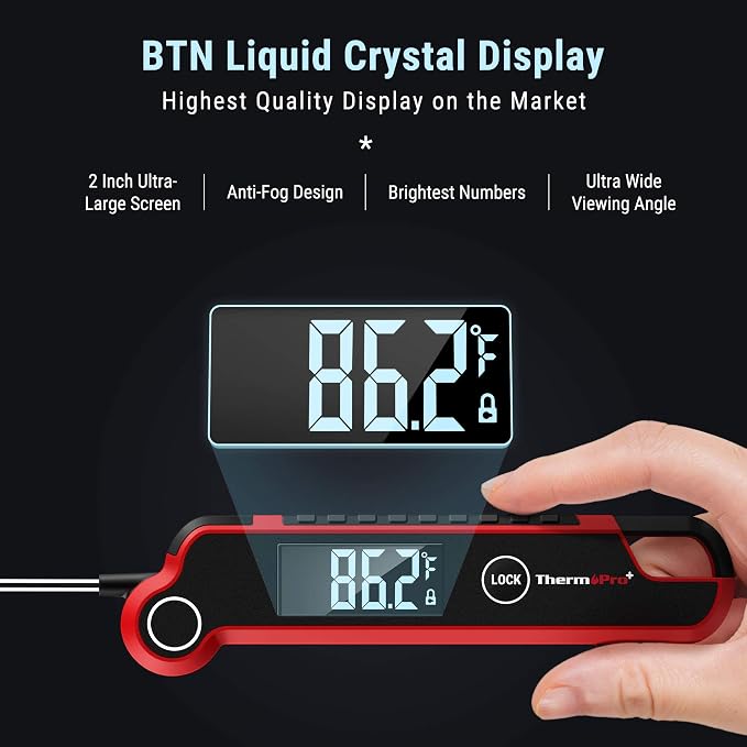 ThermoPro TP620 Instant Read Meat Thermometer Digital, Cooking Thermometer - Image 2