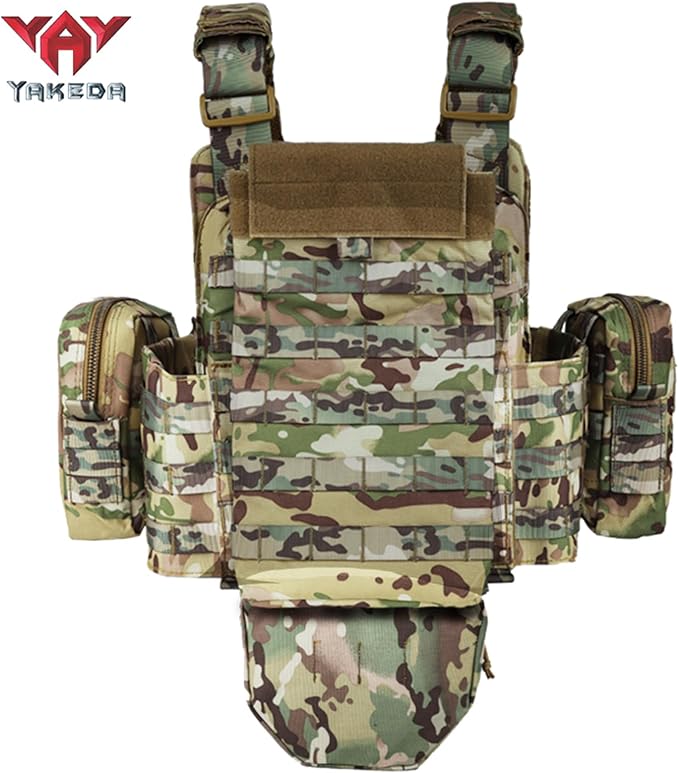 YAKEDA Outdoor Removable CS Training Vest, Molle Breathable Training Quick - Image 4