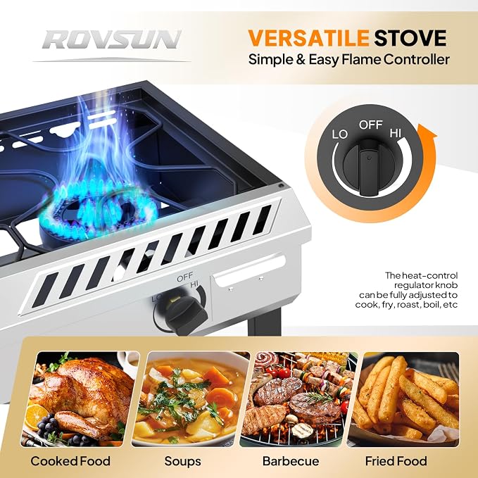 ROVSUN 3 Burner Propane Stove - Image 5