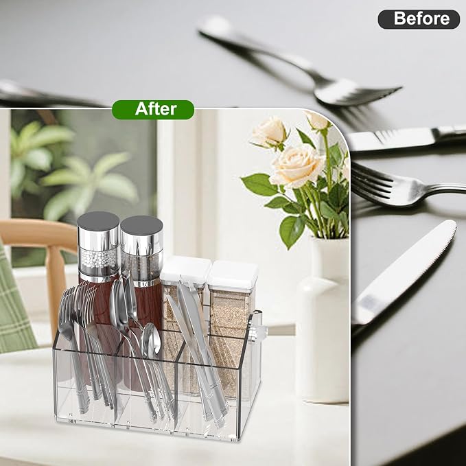 Acrylic Utensil Holder - Image 4
