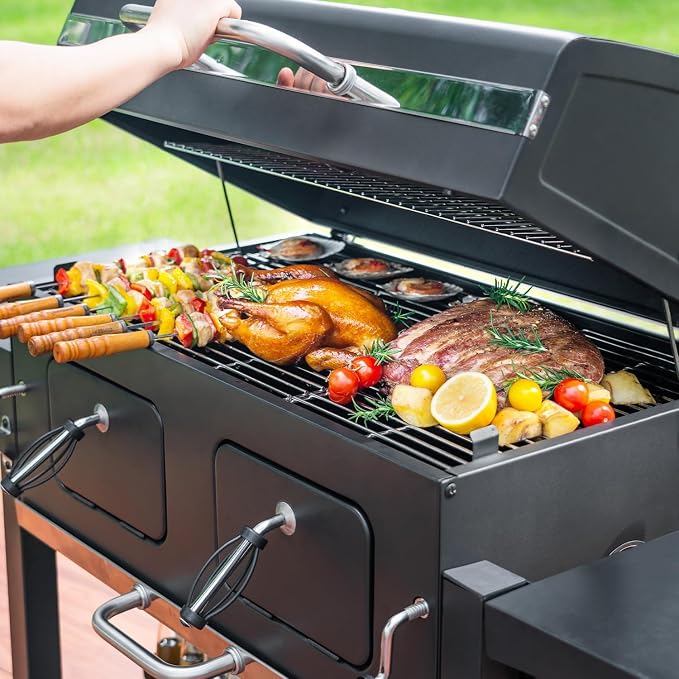 Kenadne Charcoal Grill Outdoor BBQ Grill, Extra Large Cooking Area 794 Square - Image 6