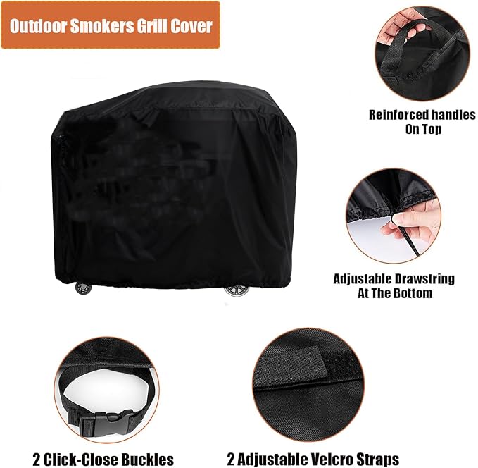Grill Cover for RT-B380 & RT-B380X Bullseye Deluxe, Waterproof Outdoor Covers - Image 4