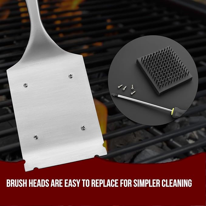 KULUNER Premium Grill Brush and Scraper - Image 3