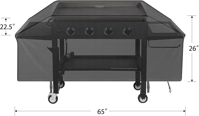 iCOVER 36 inch Griddle Cover for Blackstone, Waterproof Lightweight Polyester - Image 8