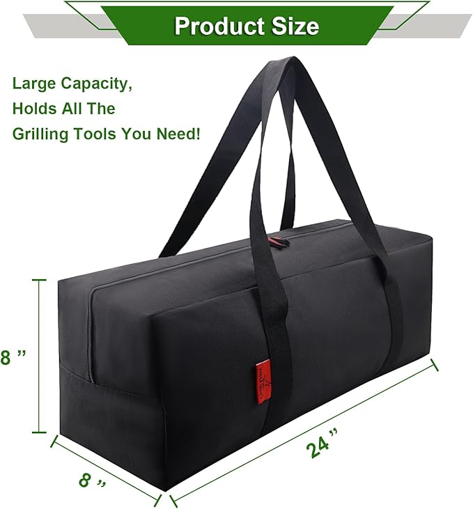 Extra Thick 24" Storage Bag Grill Tool Organizer Pro, BBQ Tool Heavy Duty - Image 2