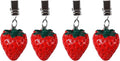 Twofish Strawberry Resin Tablecloth Weights Clips Set of 4 by TwoFishHomeFashionLLC