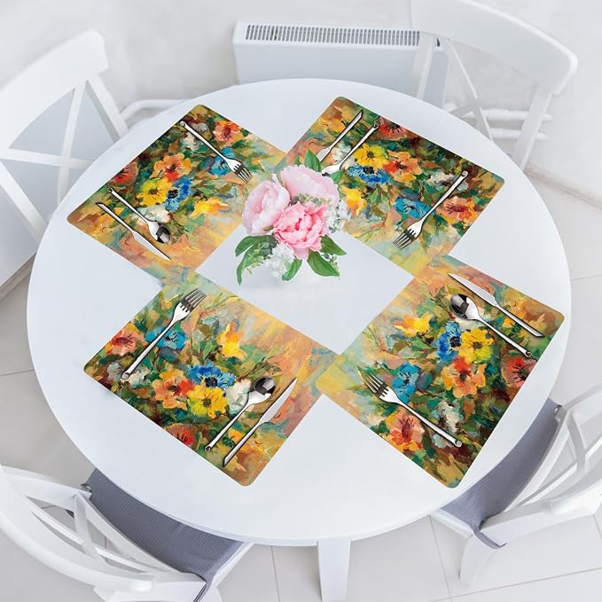 Spring Floral Placemats Set of 4 - Image 7