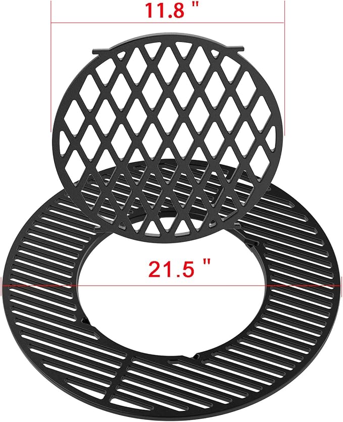 onlyfire Cast Iron Grill Grate Replacement Gourmet BBQ System - Image 2