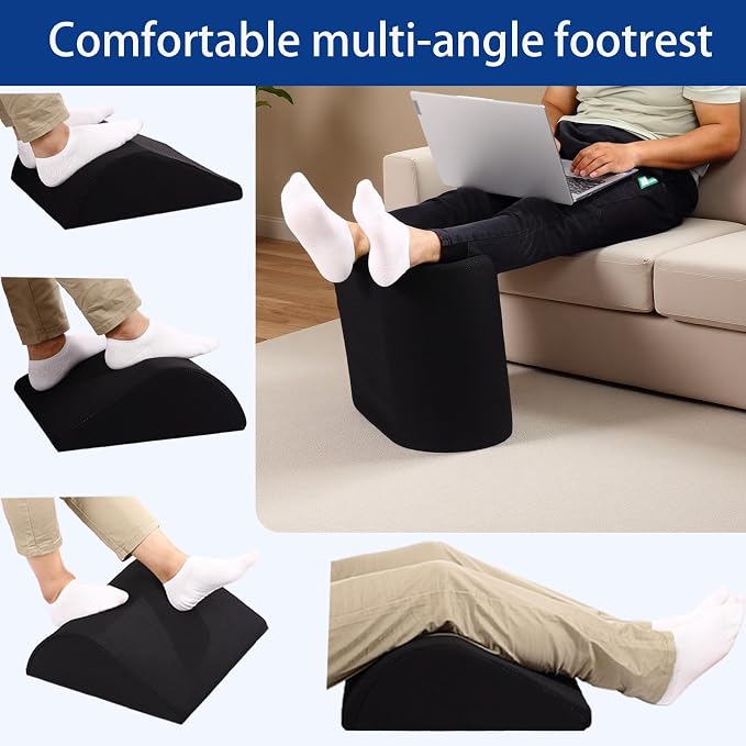 Foot Rest for Under Desk at Work Ergonomic Under Desk Footrest，Support Foot - Image 3