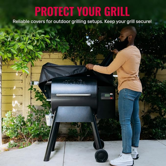 Grillman Grill Cover, BBQ Outdoor Grill Covers, Gas Grills, Waterproof - Image 2
