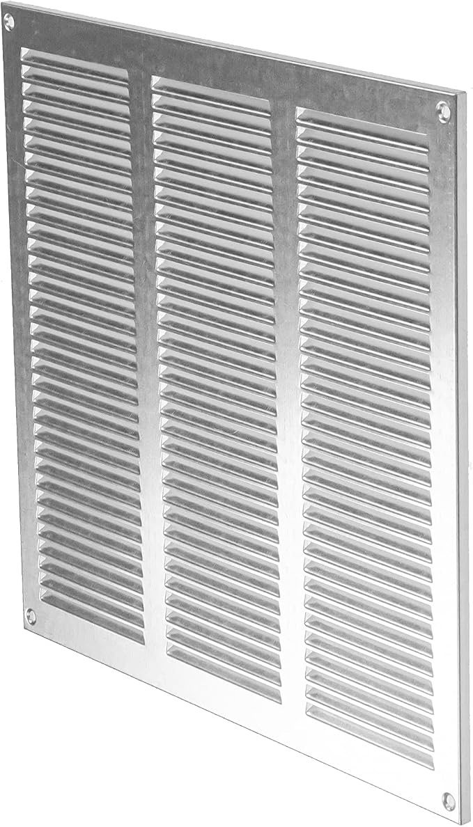 Repa Market 12x12 Inch Air Vent Cover/Galvanized Steel Louvered Grill Cover - Image 9
